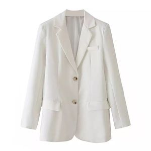WHITE BLAZER OVER SIZED